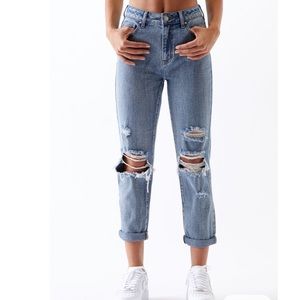 Pacsun light wash low rise jeans